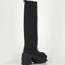 Bottes en Cuir M6315 noires - Talon : 9.5 cm-Premiata