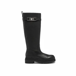 Femme Salvatore Ferragamo Bottes^Bottes en cuir noires