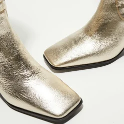 Femme Free Lance Bottes^Bottes en Cuir Tessa champagne - Talon 5 cm