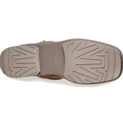 Femme Ugg Bottines^Bottes en Velours de Cuir New Heights Platform Mini marron - Talon 11.4 cm