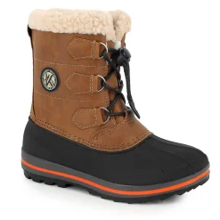 Bottes Fourrées Ethan beige/noir-Kimberfeel Online
