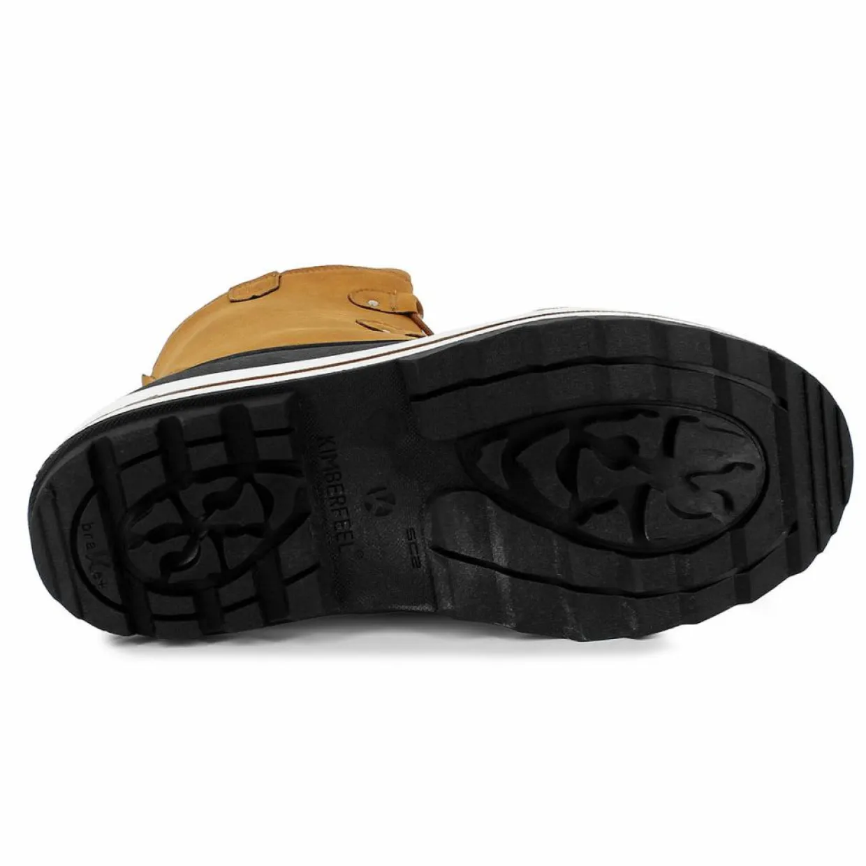 Bottes fourrées Hugo camel/noir-Kimberfeel Outlet