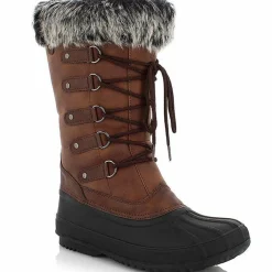 Femme Kimberfeel Bottes^Bottes fourrées Kelyne marron/noir