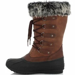 Femme Kimberfeel Bottes^Bottes fourrées Kelyne marron/noir
