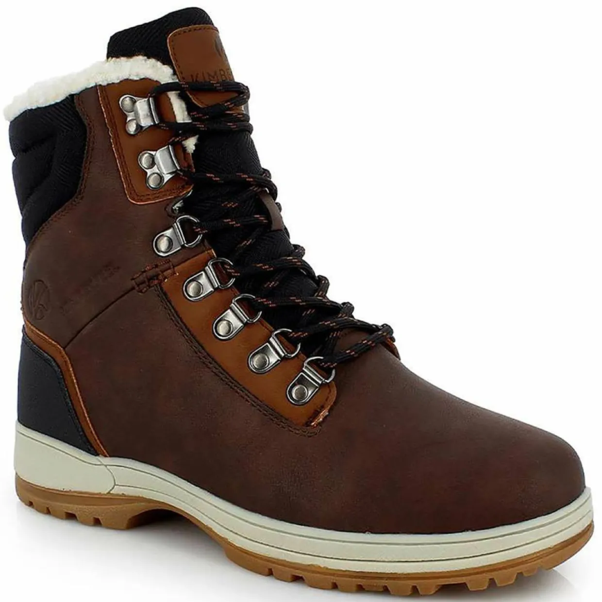 Homme Kimberfeel Boots^Bottes fourrées Kyllian marron/noir