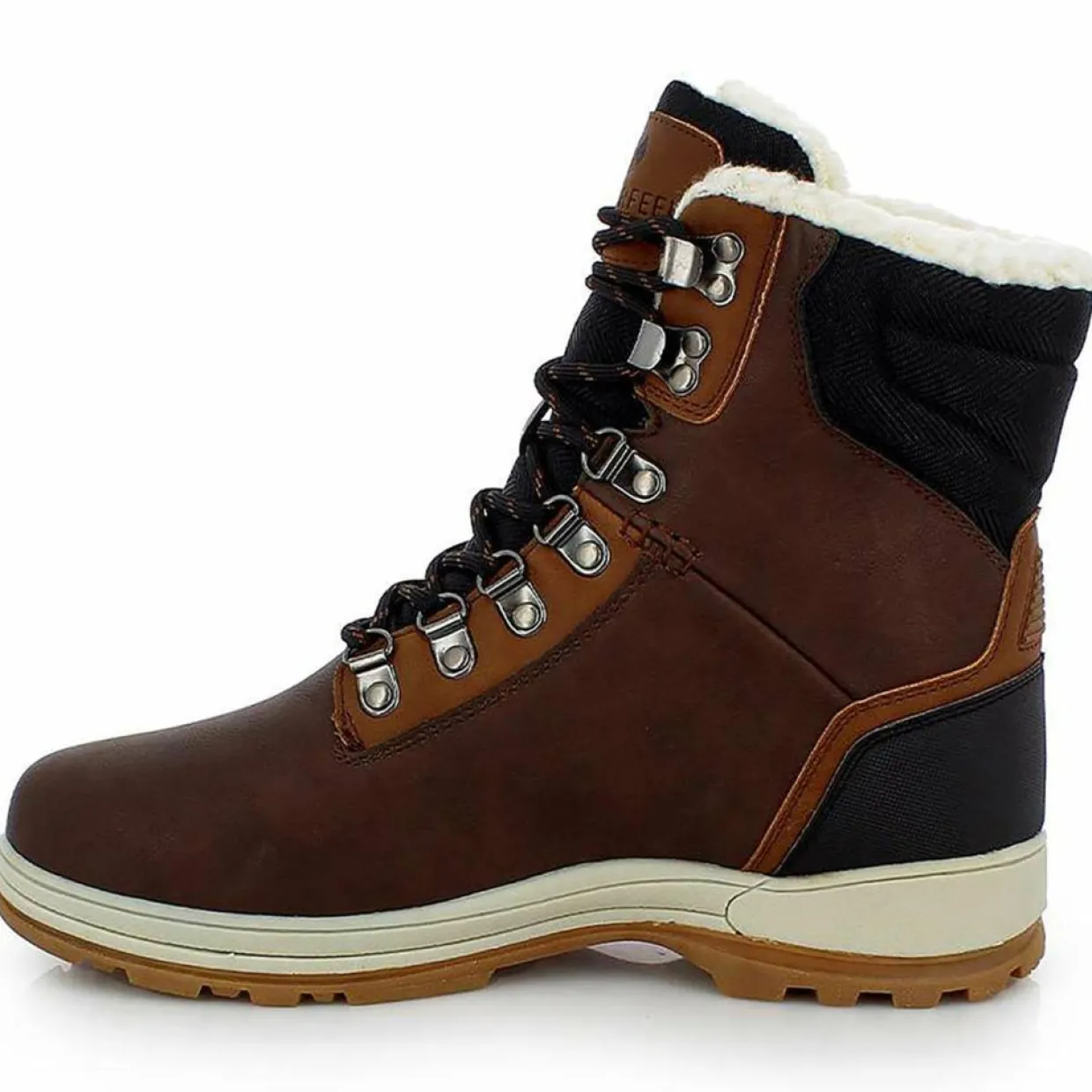Homme Kimberfeel Boots^Bottes fourrées Kyllian marron/noir