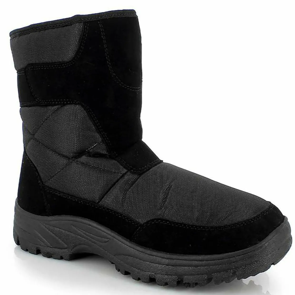 Bottes fourrées Luca noires-Kimberfeel Discount