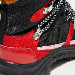 Enfant Stella McCartney Fille^Bottes fourrées noir/rouge