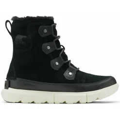 Bottes lifestyle Explorer Ii Joan Faux Fur Wp noires-Sorel Sale