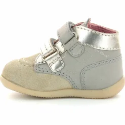 Bottillons en Cuir Bonkro-2 beige/doré-Kickers Online