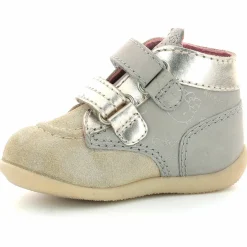 Bottillons en Cuir Bonkro-2 beige/doré-Kickers Online