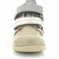 Bottillons en Cuir Bonkro-2 beige/doré-Kickers Online