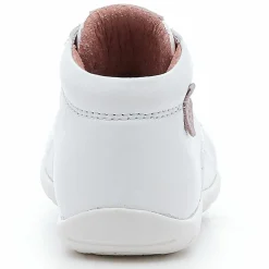 Enfant Aster Bébé^Bottillons en Cuir Gonia blancs