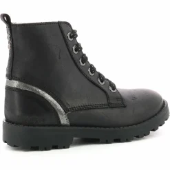 Bottillons en Cuir Grooke noir/argenté-Kickers Clearance