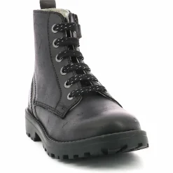 Bottillons en Cuir Grooke noir/argenté-Kickers Clearance