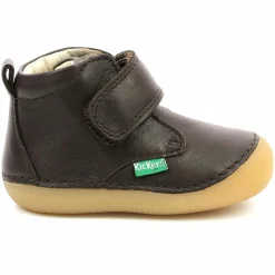 Bottillons en Cuir Sabio marron foncé-Kickers Online