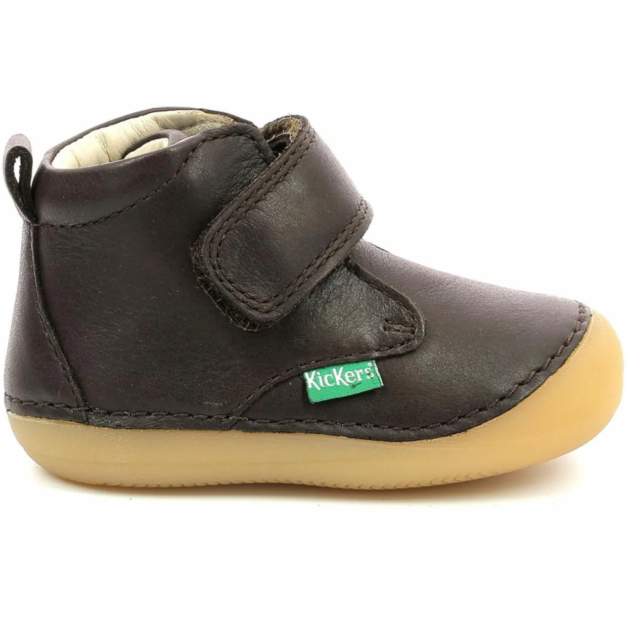 Bottillons en Cuir Sabio marron foncé-Kickers Online