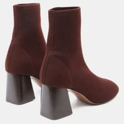 Bottines à Talon chocolat - Talon 7 cm-Neous New