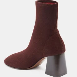 Bottines à Talon chocolat - Talon 7 cm-Neous New