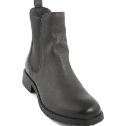 Bottines à talon en Cuir Marie gris foncé-Lab78 Discount