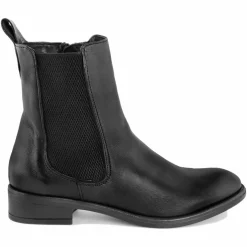 Bottines à talon en Cuir noires-Lab78 Sale