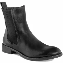 Bottines à talon en Cuir noires-Lab78 Sale
