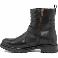 Femme Lab78 Bottines^Bottines à talon en Cuir noires