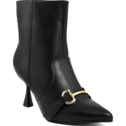 Bottines à talon Gabrielle noires - Talon 5 cm-Lab78 Outlet