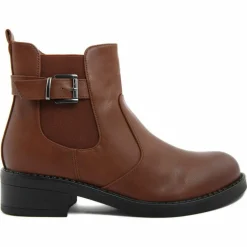 Bottines à talon marron - Talon 4 cm-Lab78 New