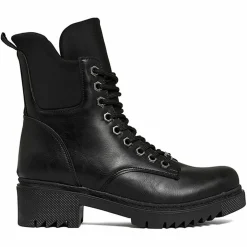 Femme Lab78 Bottines^Bottines à talon noires - Talon 4 cm