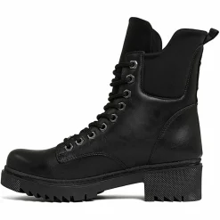 Femme Lab78 Bottines^Bottines à talon noires - Talon 4 cm