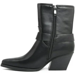 Femme Lab78 Bottines^Bottines à talon Pauline noires - Talon 7 cm