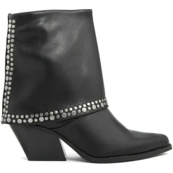 Femme Lab78 Bottines^Bottines à talon Shirane noires - Talon 7 cm