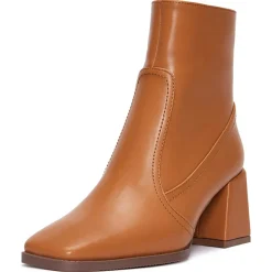 Bottines à talon Victoria cognac - Talon 7 cm-Lab78 Outlet