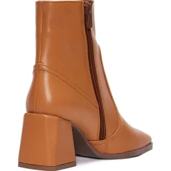 Bottines à talon Victoria cognac - Talon 7 cm-Lab78 Outlet