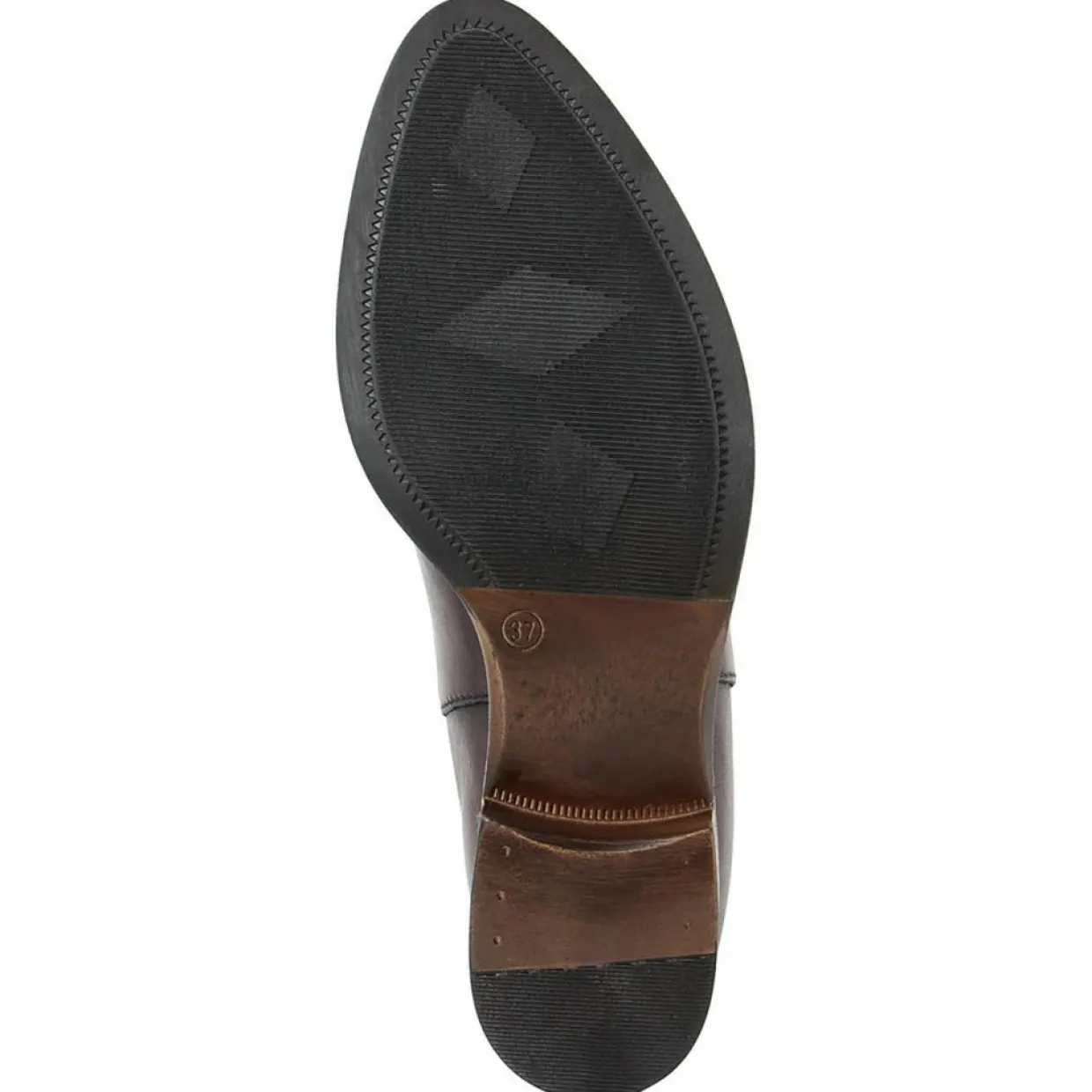 Bottines chelsea en Cuir marron foncé-Lab78 Outlet