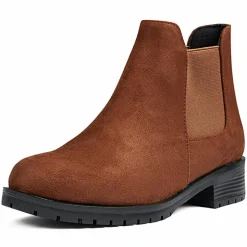 Bottines chelsea marron foncé-Lab78 Outlet