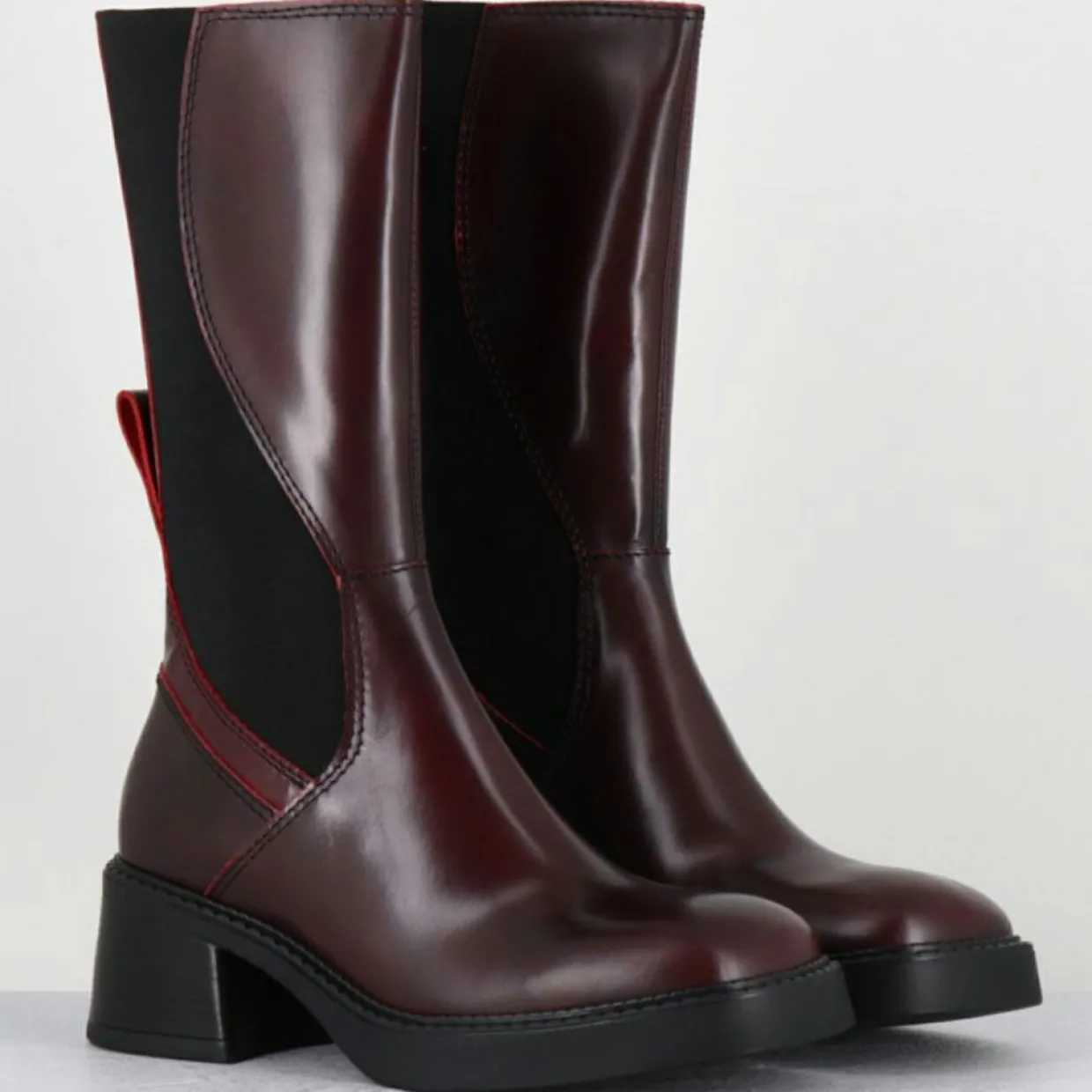 Femme E8 By Miista Bottines^Bottines en Cuir & Textile flavia bordeaux