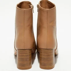 Femme Apologie Bottines^Bottines en Cuir Alba camel - Talon 8,5 cm