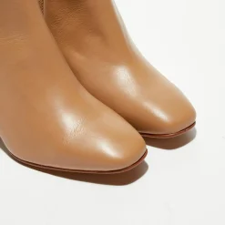 Femme Apologie Bottines^Bottines en Cuir Alba camel - Talon 8,5 cm