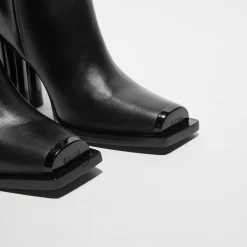 Bottines en Cuir Clover noires - Talon 10 cm-Sonia Rykiel Hot