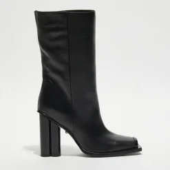 Bottines en Cuir Clover noires - Talon 10 cm-Sonia Rykiel Hot
