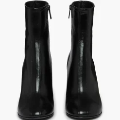 Femme Sonia Rykiel Bottines^Bottines en Cuir Clover noires - Talon 10 cm