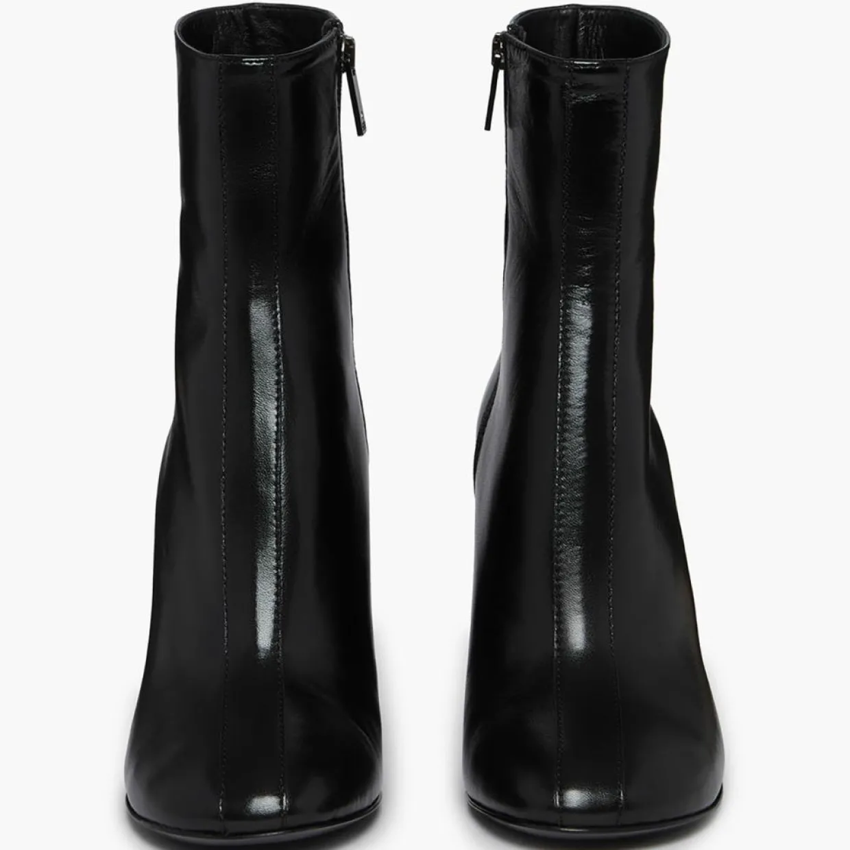 Femme Sonia Rykiel Bottines^Bottines en Cuir Clover noires - Talon 10 cm