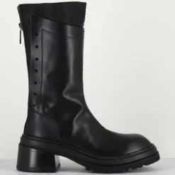Femme Lemargo Bottines^Bottines en Cuir es noires - Talon : 5cm