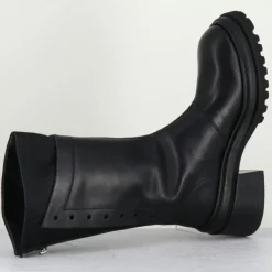 Femme Lemargo Bottines^Bottines en Cuir es noires - Talon : 5cm
