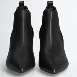 Bottines en Cuir Gaia noir/marron - Talon 6 cm-Liu-Jo Clearance