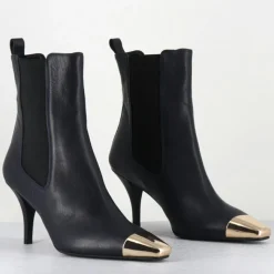 Femme Garrice Lab Bottines^Bottines en Cuir nako bleu marine foncé - Talon : 7.5cm