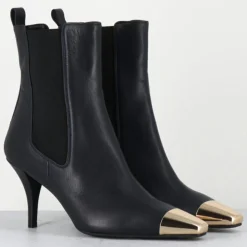 Femme Garrice Lab Bottines^Bottines en Cuir nako bleu marine foncé - Talon : 7.5cm