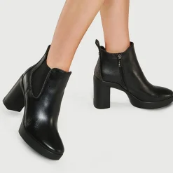 Bottines en Cuir Now noires - Talon 9 cm-Liu-Jo Sale